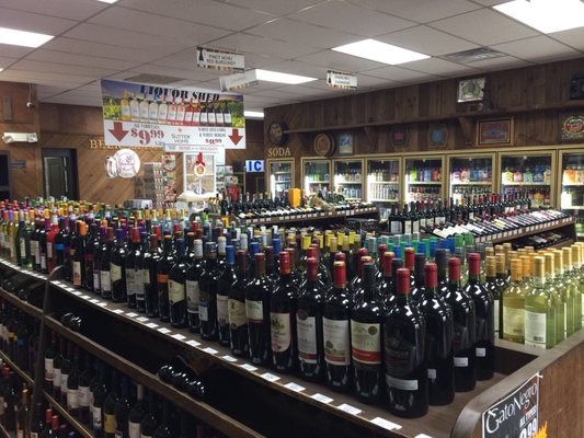 Huge collection of wine