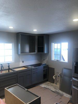 Storm Grey Cabinets