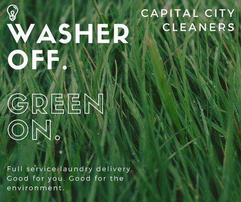 Go Green with Capital City Cleaners!