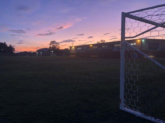 Soccer field and physical activities center