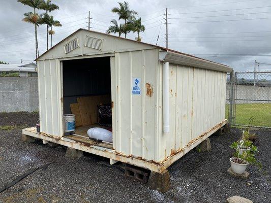 Storage shed demo/removal