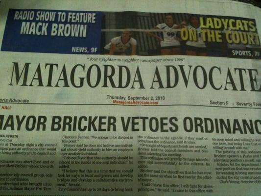 Matagorda County Advocate