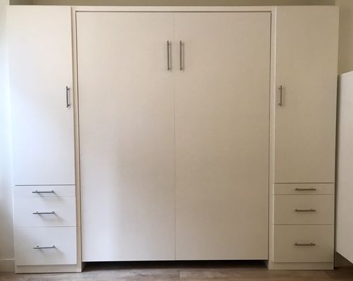 Wall bed unit - installed (closed)