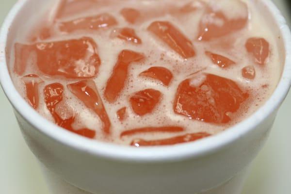 Agua Fresca de Fresa con Limon (Fresh Strawberry and Lime Drink)