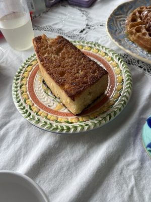 Grilled cornbread