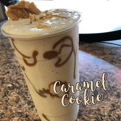 Caramel Cookie Shake!! Sooo good!!