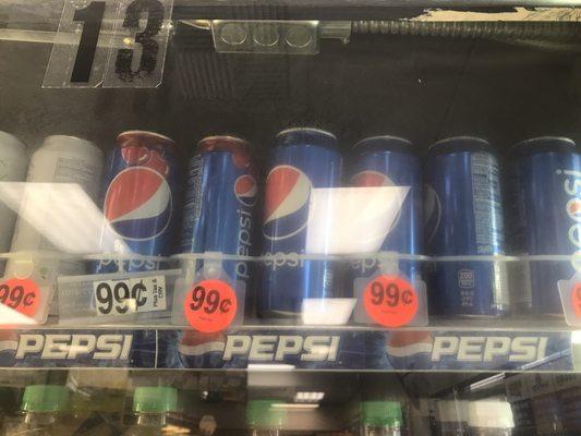 Cashier would not honor 99 cent sale price but charged extra for beverages!