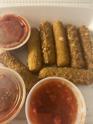 Gross mozz sticks