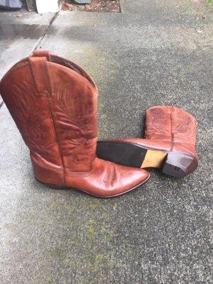 My brown cowboys boots