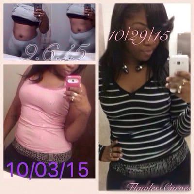 Customer weight loss journey www.flawlesscurves.info