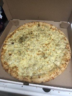 Alfredo pizza