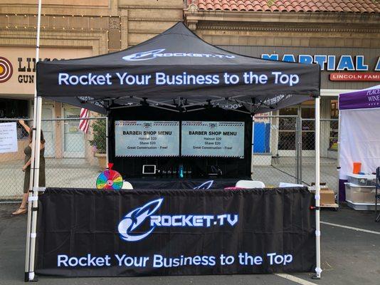 Rocket TV Booth