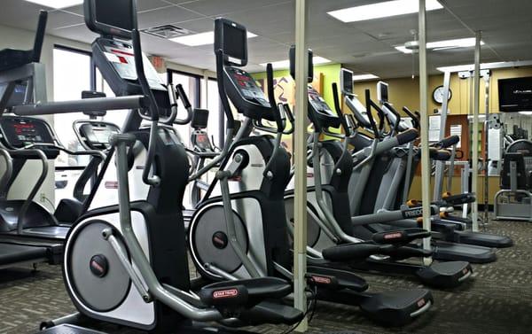 Plenty of well-kept cardio equipment