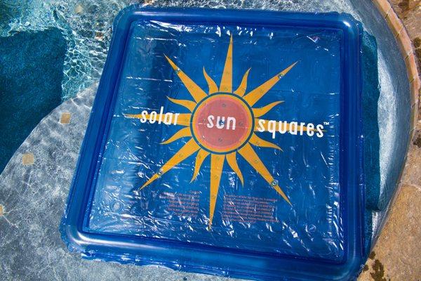 Solar Sun Square with Water Anchors and Sunburst design.