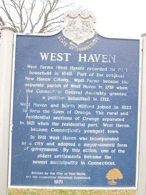 West Haven Historical Marker