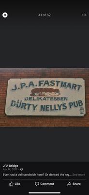 Vintage JPA sign