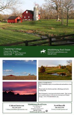 Real Estate brochure developed for Atoka Properties and Middleburg Real Estate.