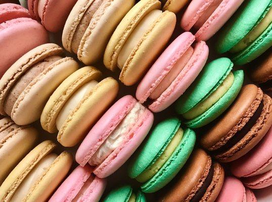 Assorted macarons