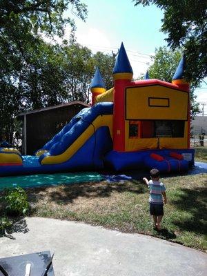 The birthday boy was more then thrilled! All the kids had so much fun at the party Thank you Rainbow Castle!!!