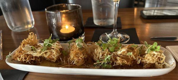 POTATO - CRUSTED OYSTERS