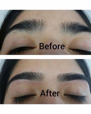 Eyebrow Threading + Lashes