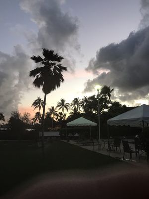 Nice gathering areas and that awesome Hawaii Kai skyline.