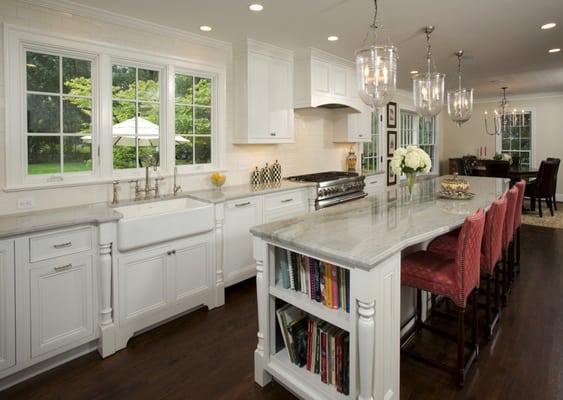 This award-winning kitchen by Braswell Design+Build might inspire you. New lights or countertops? We can help!