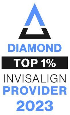 Diamond top 1% Invisalign Provider 2023