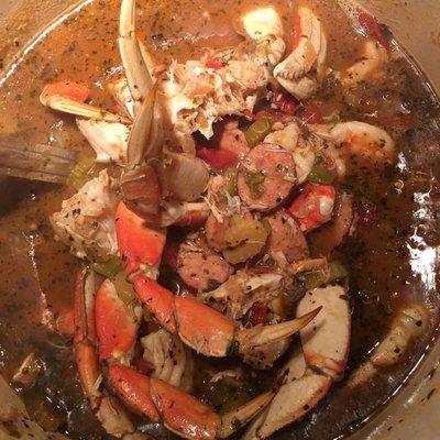 Seafood gumbo