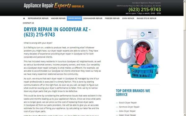 Goodyear Appliance Repair Experts Fast and Reliable Appliance Repair http://www.appliancerepair-goodyearaz.com