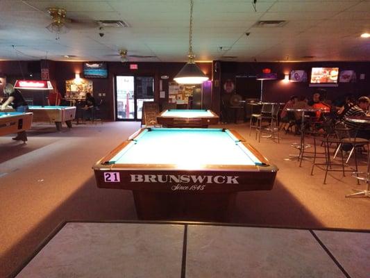 2 9ft Brunswick tables