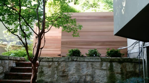 Cedar Siding Fence | Prime Fence Company, LLC