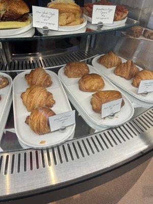 Baked goods and croissants