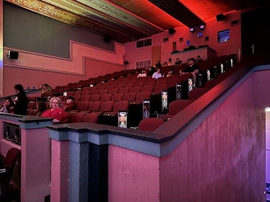 Back area of the theater.