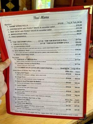 05.26.24 Thai menu