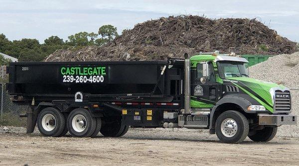 Castlegate owns and operating Roll-off trucks