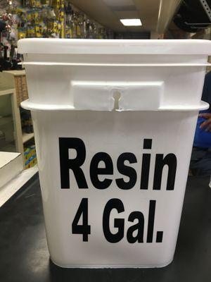 Resin 4Gal.  $49.99