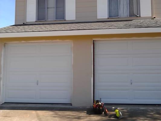 Garage Door Installs! low prices! Standard size 8x7 in Picture 500$ Installed! (Price is for 8x7 Size Only)