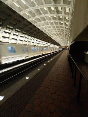 Waiting on the platform