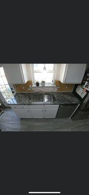 Kitchen Sink countertop area