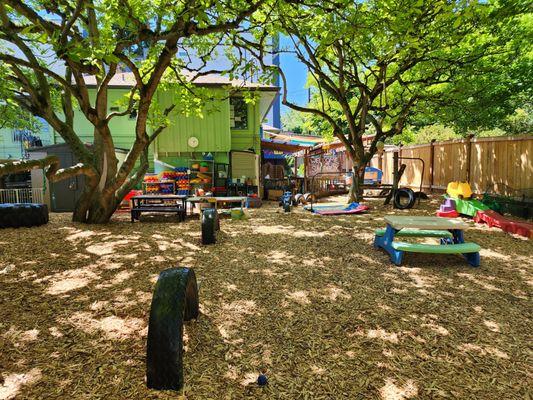 A view of our outdoor Preschool area!