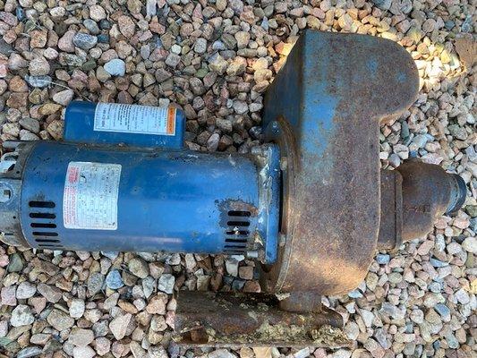 27 year old well motor & pump