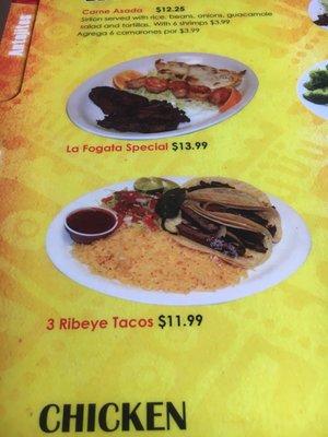 I really want to try the pineapple, but I settled on ribeye tacos this time.