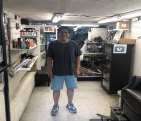 Professional and very friendly owner, JFD shoe repair