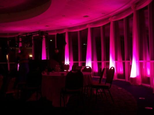 Facility Uplighting - Pink