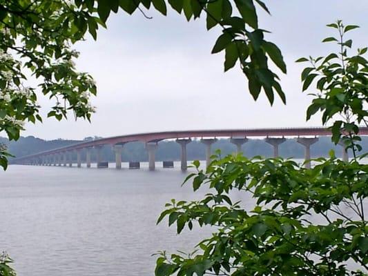 May 2013: John Coffee Memorial Bridge over the Tennessee River, 65 miles north of the Parkway HQ in Tupelo.