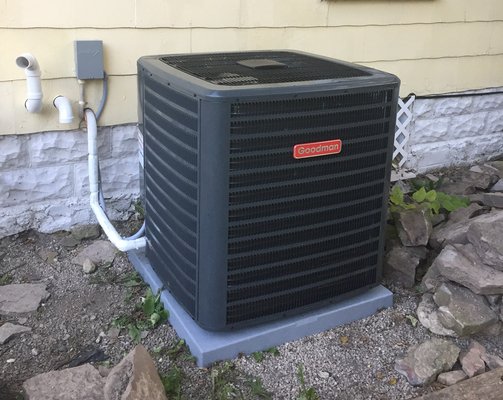 New 3 Ton two-stage AC unit 18 seer