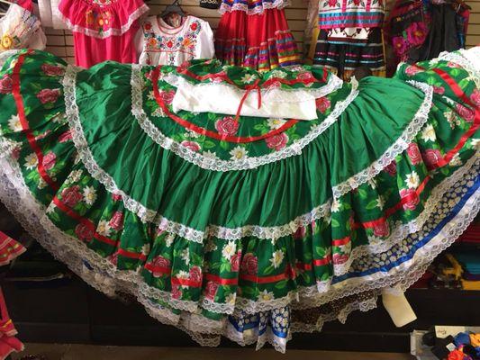 Sinaloa Folklorico double circle dress