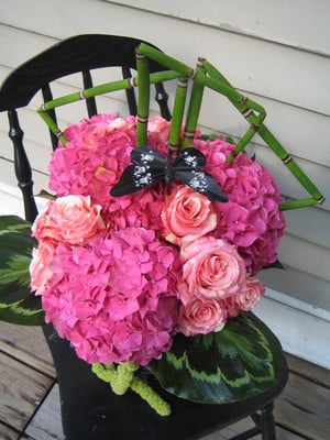 pink arrangement