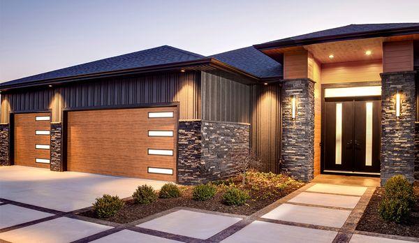 Modern Steel™ garage doors.